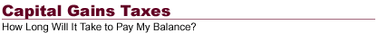 Capital Gains Taxes